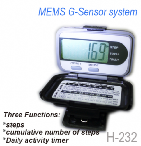 H-232 MEMS G Sensor 3D Series Pedometer